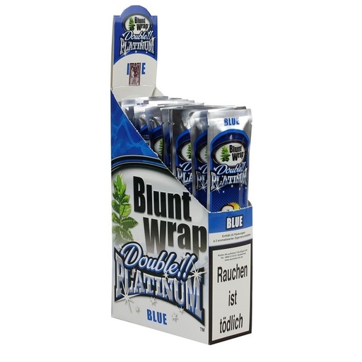 Blunt Wrap Double Platinum Blue – 2 Stück