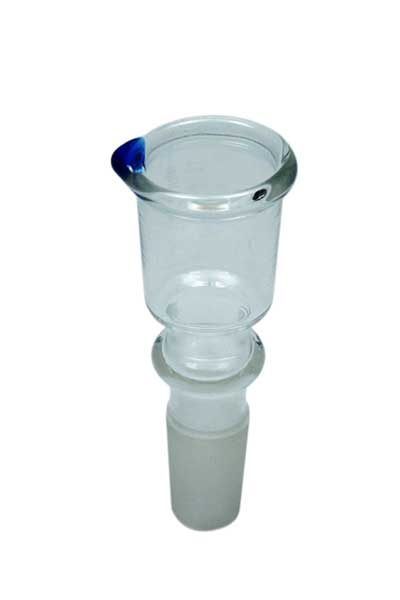 Bam Bam Bhole Steckkopf Glas Zylinder klein – NS 14,5