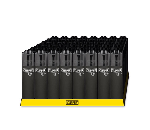 Clipper Feuerzeug Classic Micro Soft Touch – All Black