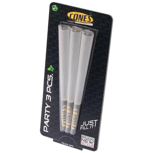 MountainHigh Cones Party Blister vorgerollt 140 mm – 3 Stück