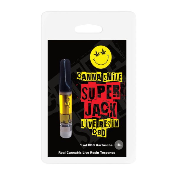 Canna Smile CBD-Kartusche Super Jack Live Resin – 1 ml