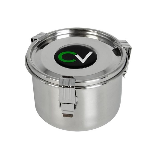 CALI Terpenes Vorratsdose CVault Edelstahl luftdicht – 0,5 l