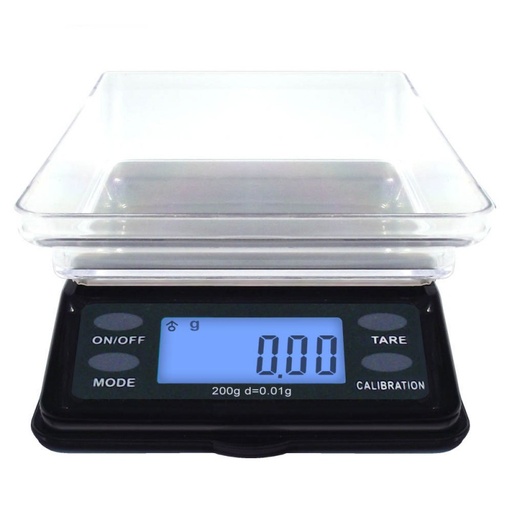 Dipse Mini-Tischwaage MTW-Serie mit Schutzdeckel – 500 g / 0,1 g