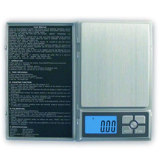 Dipse Waage NB-Serie Notebook – 200 g / 0,01 g