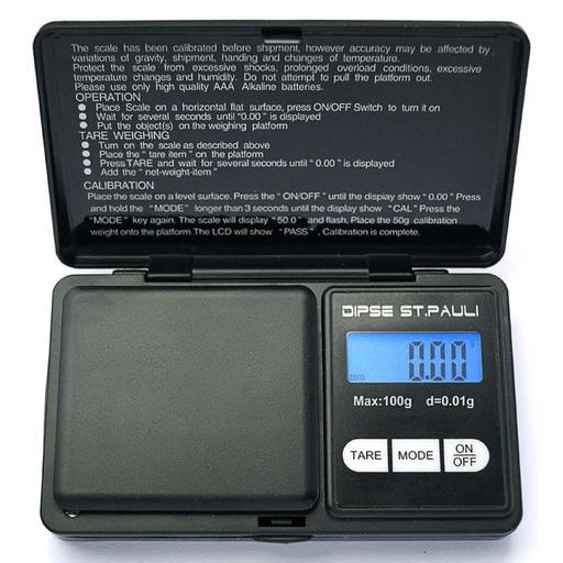 Dipse Taschenwaage City-Special St. Pauli – 100 g / 0,01 g