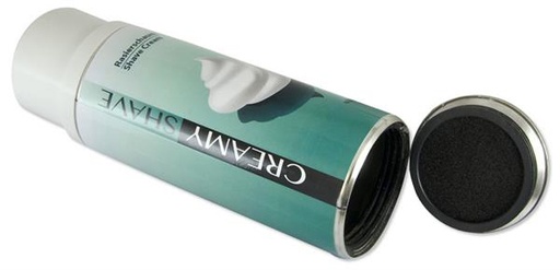 Dosenversteck, "Creamy Shave Rasierschaum"
