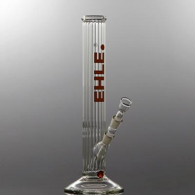 EHLE Glasbong Rippenrohr Rundfuß 37 cm – NS 14,5, Lava