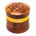 420z Grinder Holz Aluminium 4-teilig Ø 60 mm – Rosenholz