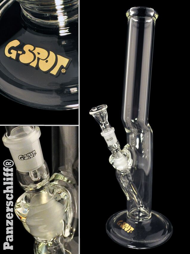 G-SPOT Glasbong Blitz 40 cm 5-mm-Glas Panzerschliff 3-teilig – NS 18,8