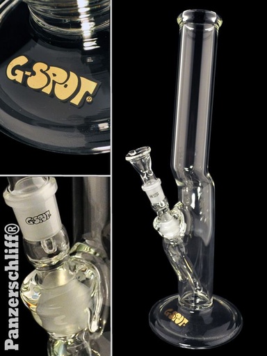 G-SPOT Glasbong Blitz 40 cm 5-mm-Glas Panzerschliff 3-teilig – NS 18,8