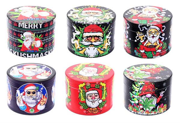 Grinder 4-part ø 50mm "Stoned X-Mas"