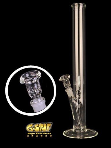 G-SPOT Glasbong Zylinder 50 cm 2,5-mm-Glas – NS 18,8