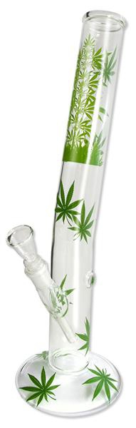 Glas-Bong Hangover "Leaf Jhari", ca. 45cm