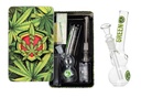 Amsterdam Greenline Glas-Bong Geschenkset, 8tlg.