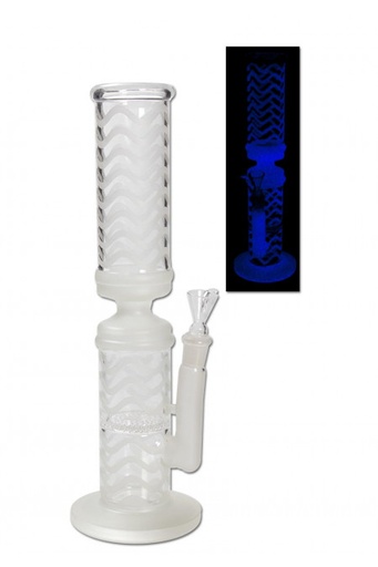 Eisbong Glow in the Dark Honeycomb 35 cm – NS 14,5, Blau