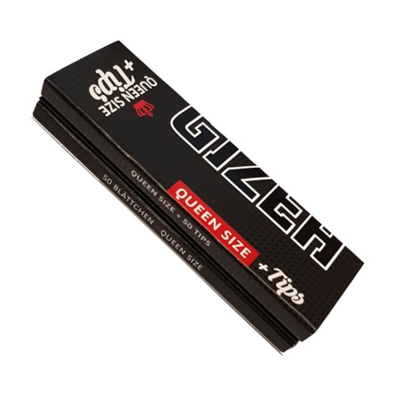 GIZEH Papers Extra Fine 1 1/4 mit Tips – 50 Blatt