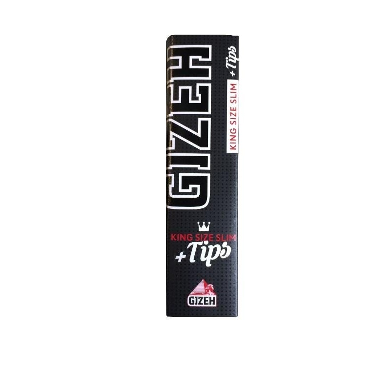 GIZEH Papers Extra Fine King Size Slim mit Tips – 34 Blatt