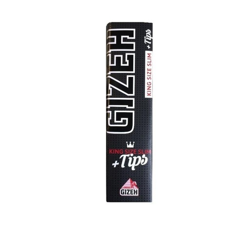 GIZEH Papers Extra Fine King Size Slim mit Tips – 34 Blatt