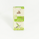 GIZEH - ACTIVE FILTER / BIO-HANF & GRAS - 10 Aktivkohlefilter
