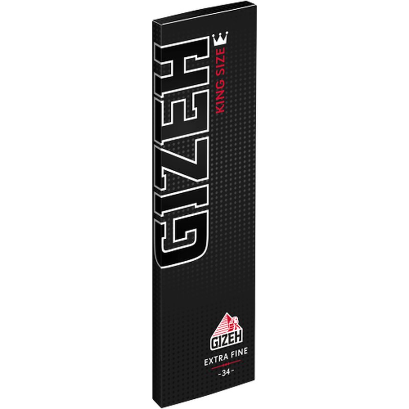 GIZEH Papers Black King Size XL – 34 Blatt