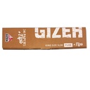 GIZEH Papers Pure King Size Slim mit Tips – 34 Blatt
