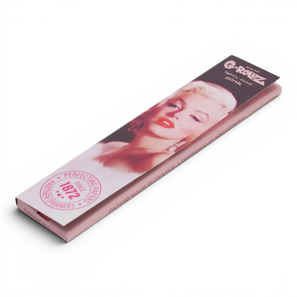 G-ROLLZ Papers Radio Days Fabulous Face Pink King Size Slim mit Tips
