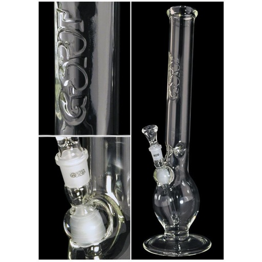 G-SPOT Eisbong Ei 50 cm 5-mm-Glas flammpoliert Panzerschliff – NS 18,8