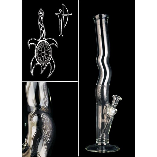 G-SPOT Glasbong Aboriginal 55 cm 5-mm-Glas Panzerschliff – NS 18,8