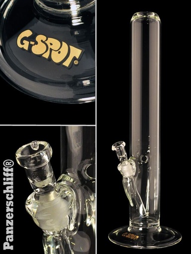 G-SPOT Glasbong Zylinder 50 cm Ø 70 mm 5-mm-Glas Panzerschliff – NS 18,8