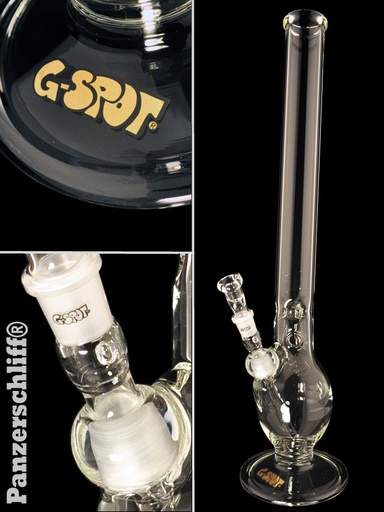 G-SPOT Eisbong Ei 60 cm 5-mm-Glas Panzerschliff 3-teilig – NS 18,8