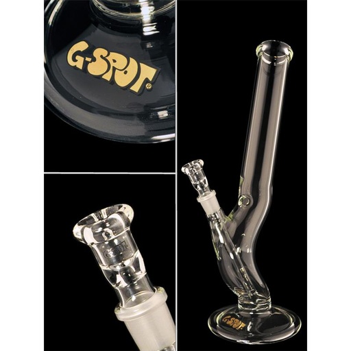 G-SPOT Glasbong Durchhänger 40 cm 5-mm-Glas – NS 18,8
