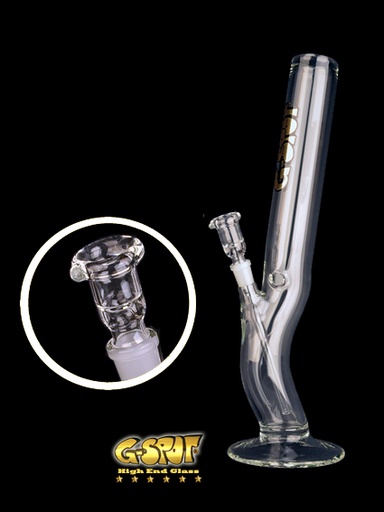 G-SPOT Glasbong Durchhänger 40 cm 5-mm-Glas – NS 14,5