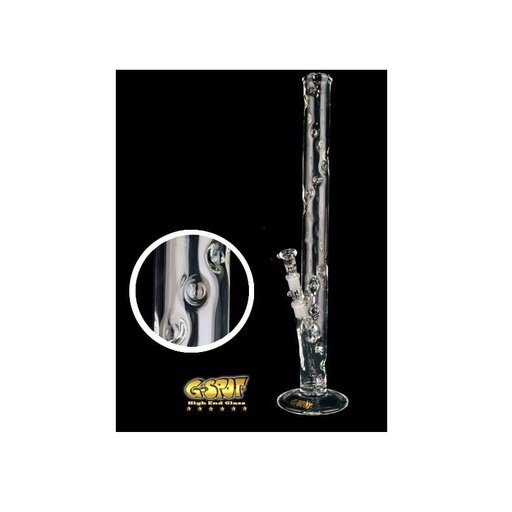G-SPOT Glasbong Snake 60 cm 5-mm-Glas 3-teilig – NS 18,8