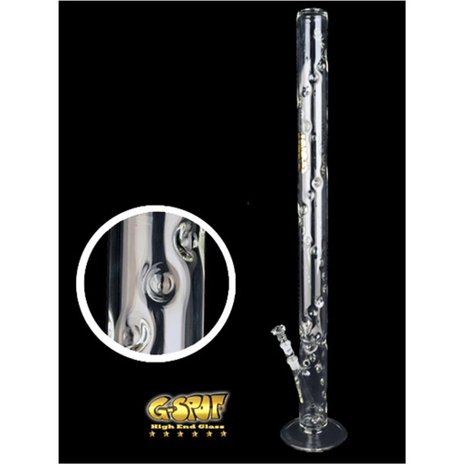 G-SPOT Eisbong Snake 100 cm 5-mm-Glas 3-teilig – NS 18,8