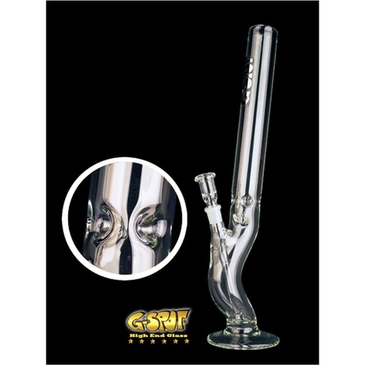 G-SPOT Eisbong Durchhänger 50 cm 7-mm-Glas – NS 18,8