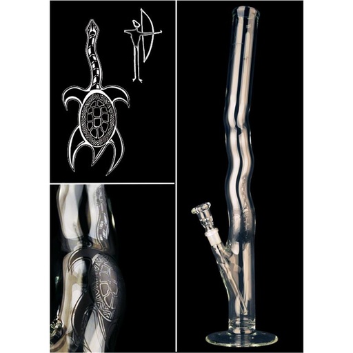 G-SPOT Glasbong Aboriginal 60 cm 5-mm-Glas – NS 18,8