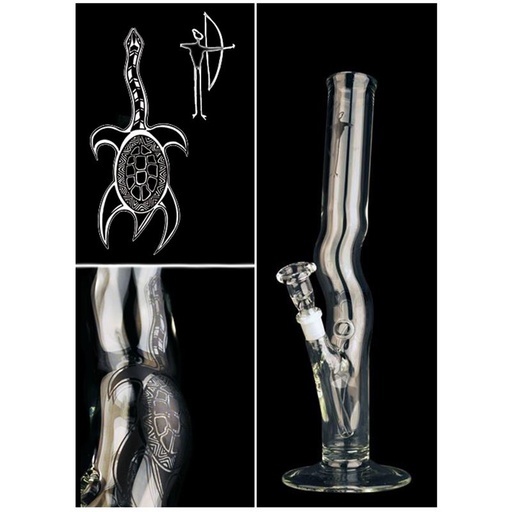 G-SPOT Glasbong Aboriginal 40 cm 5-mm-Glas – NS 18,8
