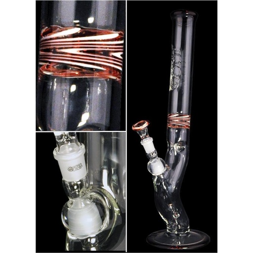 G-SPOT Eisbong Durchhänger Colour Section 50 cm 5-mm-Glas flammpoliert – NS 18,8