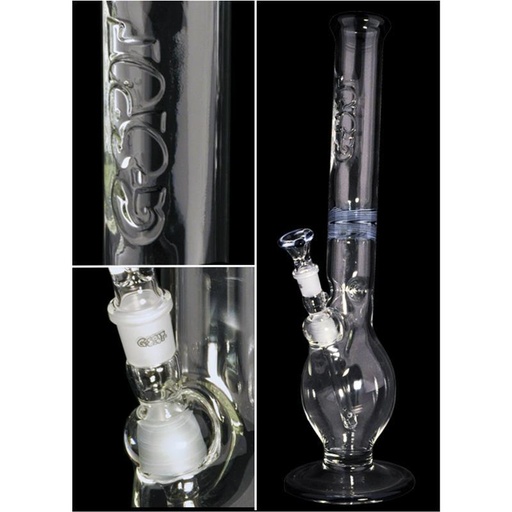 G-SPOT Eisbong Ei Colour Section 50 cm 5-mm-Glas flammpoliert Panzerschliff – NS 18,8