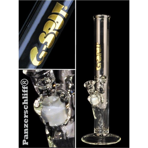 G-SPOT Eisbong Zylinder 40 cm 5-mm-Glas Panzerschliff – NS 18,8