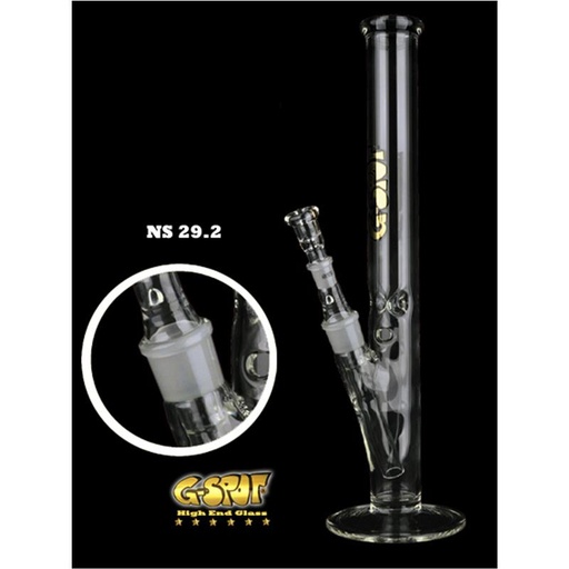 G-SPOT Eisbong Zylinder 50 cm 5-mm-Glas 3-teilig – NS 29,2/18,8