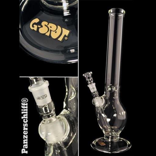 G-SPOT Eisbong Ei 50 cm 5-mm-Glas Panzerschliff 3-teilig – NS 18,8