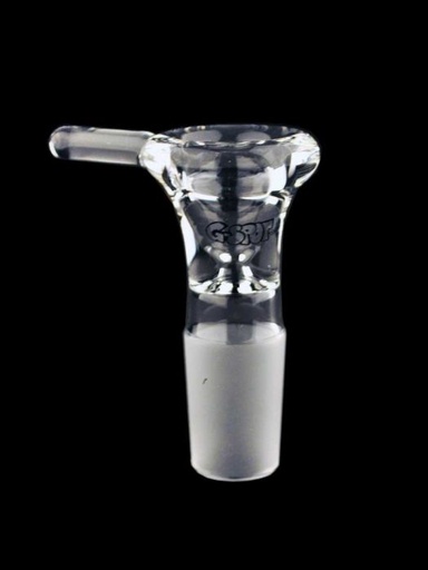 G-SPOT Flutschkopf Glas konisch mit Handgriff – NS 18,8