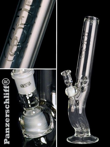 G-SPOT Eisbong Durchhänger 40 cm 3,5-mm-Glas Panzerschliff – NS 18,8