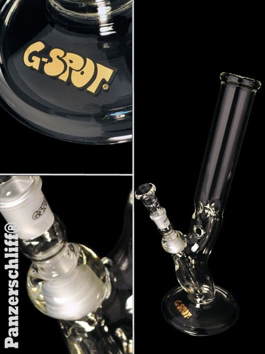 G-SPOT Eisbong Durchhänger 40 cm 5-mm-Glas Panzerschliff – NS 18,8