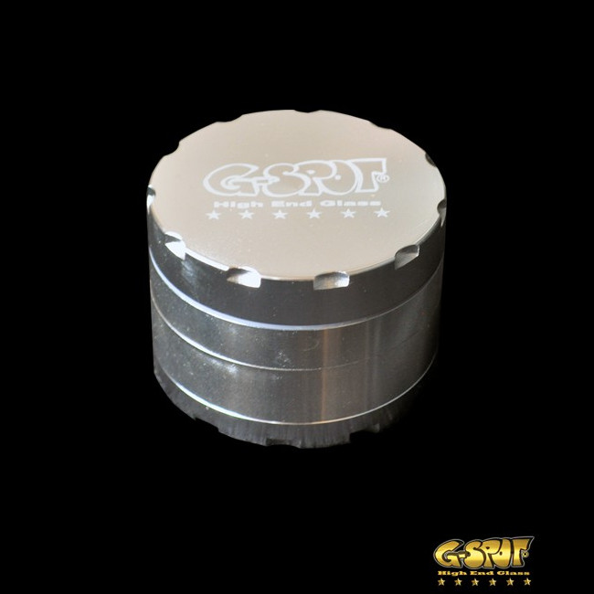 G-SPOT - 4-Teil-Alu-Grinder - Ø 50mm - SILBER