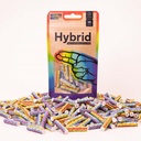 HYBRID Supreme Aktivkohlefilter Zellstoff Ø 6,4 mm – 55 Stück, Rainbow