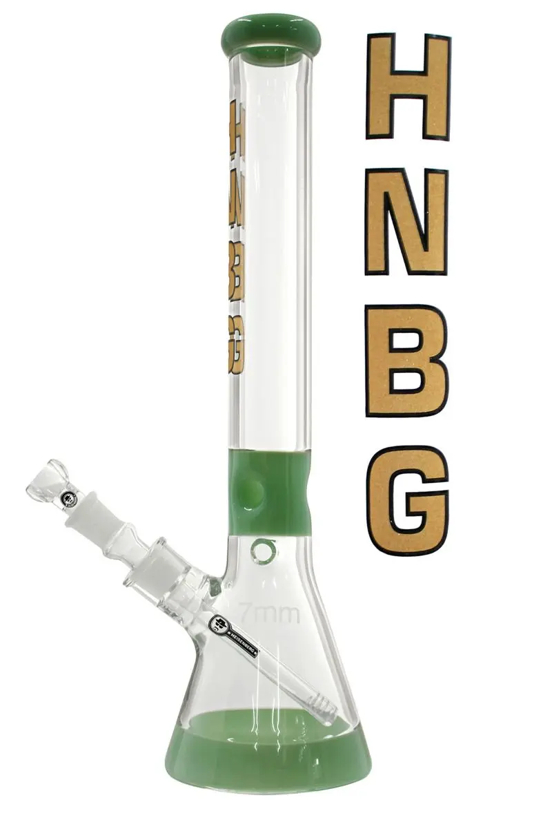Heisenberg Glasbong Mighty Mug Beaker 7-mm-Glas – NS 18,8, Grün