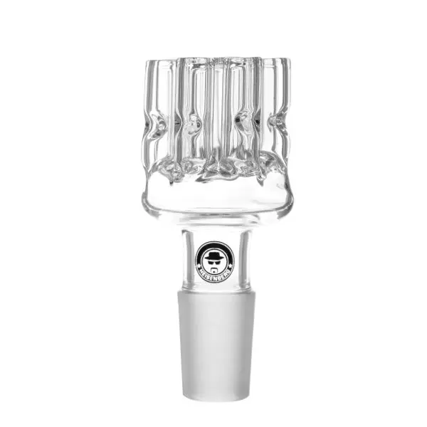 Heisenberg Kopf Revolver Bowl Glas 7 Kammern – NS 18,8