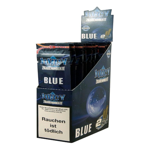 Juicy Jay Blunts Double Wrap Blue – 2 Stück